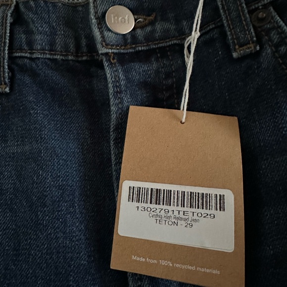 Reformation Dark Blue Women Jeans - Picture 3 of 3